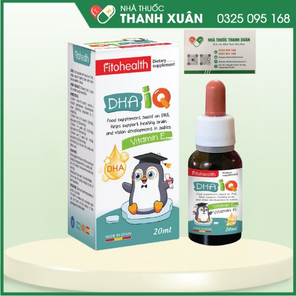 Fitohealthy - DHA IQ Bổ sung DHA, hỗ trợ phát triển não bộ, hỗ trợ cải thiện thị lực